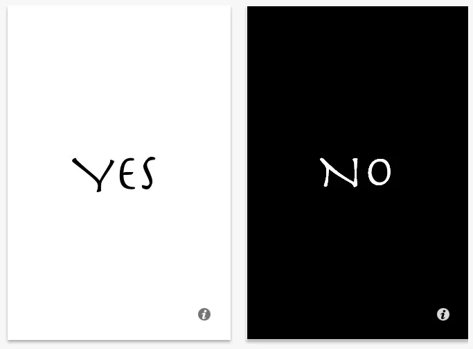 yes no button