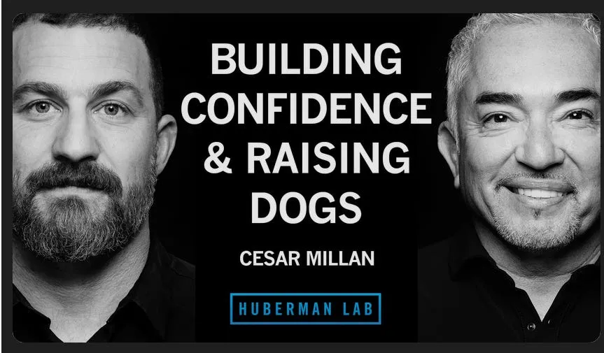 From the episode description: ⁠”Millan⁠ is a world-renowned dog behavior expert. We discuss how to adjust your energy and behavior to ensure your dog is calm and happy [...]We discuss how to determine if your dog is front, middle, or back of the pack order—a hardwired feature that determines much of their needs and personality. And we explore how human-human interactions are based on balances in energy, too”
