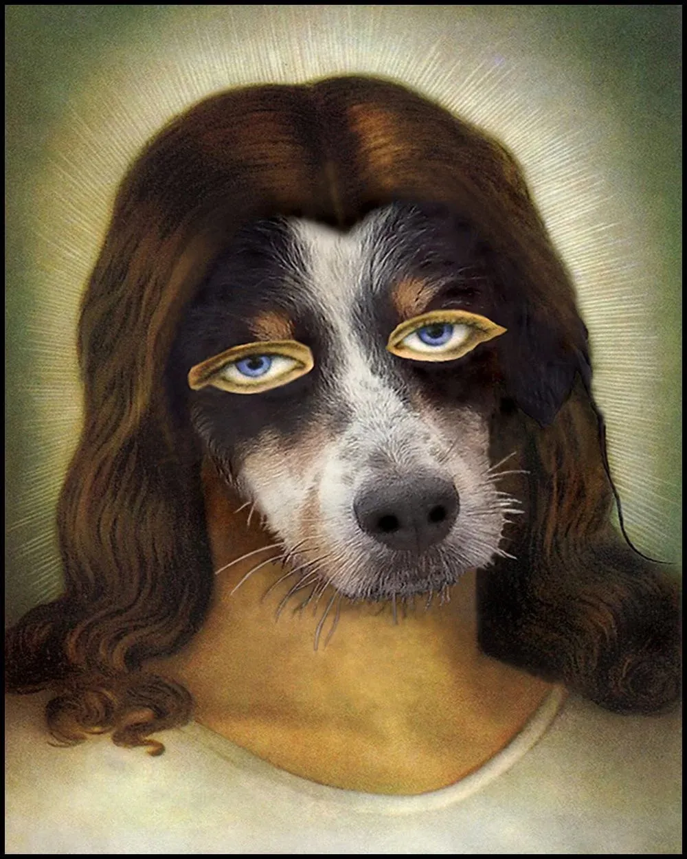 Platypus as Jesus, by Andrew Garn (via @newyorkpigeon)