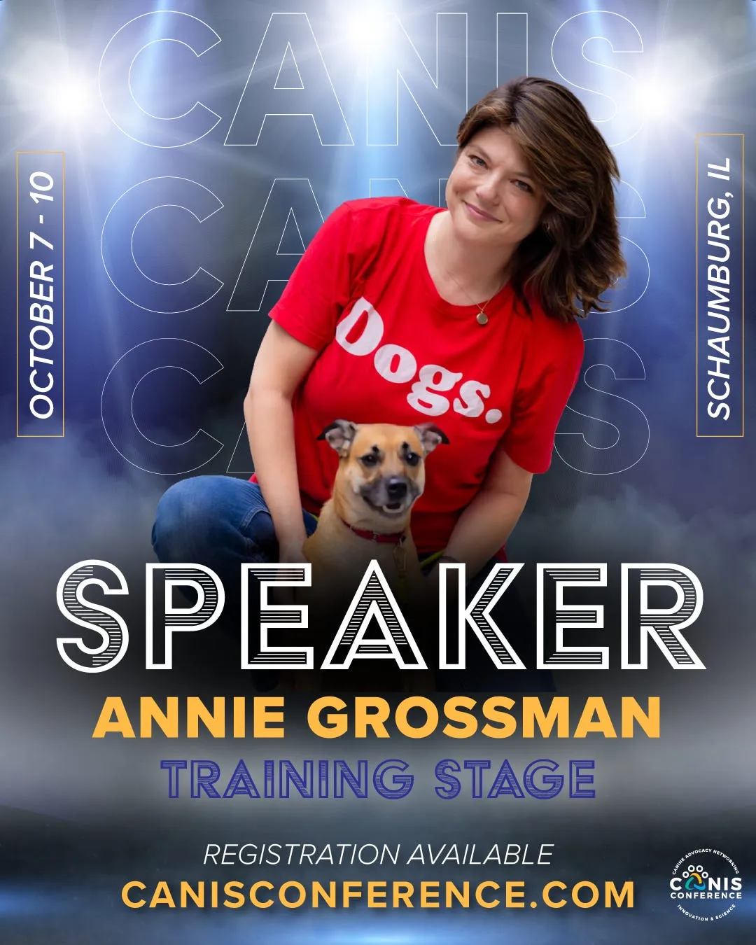 I will be presenting at the first Canis Conference, which is happening for the first time this fall. It is a unique merging of four major annual industry conferences: The Association of Professional Dog Trainers International. Conference, Canine Science Symposium, Aggression in Dogs, and Fenzi Dog Sports Academy Camp.