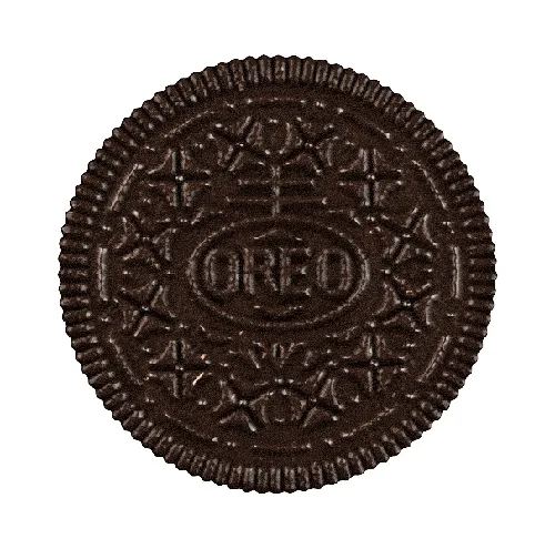 In case you didn’t know, an Oreo is a type of cookie and this is what it looks like.